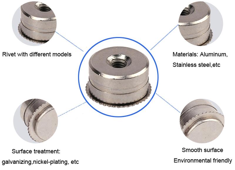 metal rivets Stainless steel rivet nut