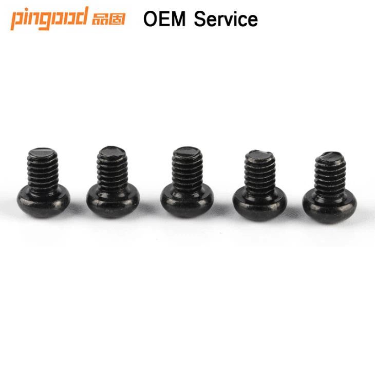 Round Head Black Machine Screw M4