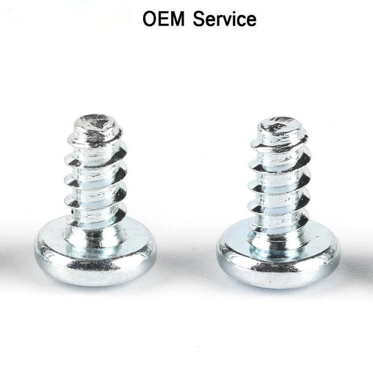 Blue Zinc Phillip Micro Round Head Screw