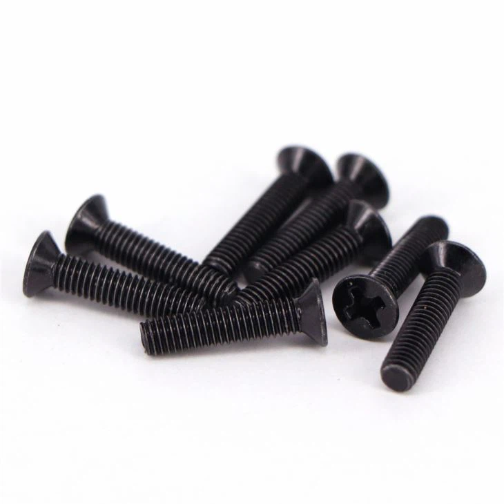 Phillips countersunk flat head machine screw