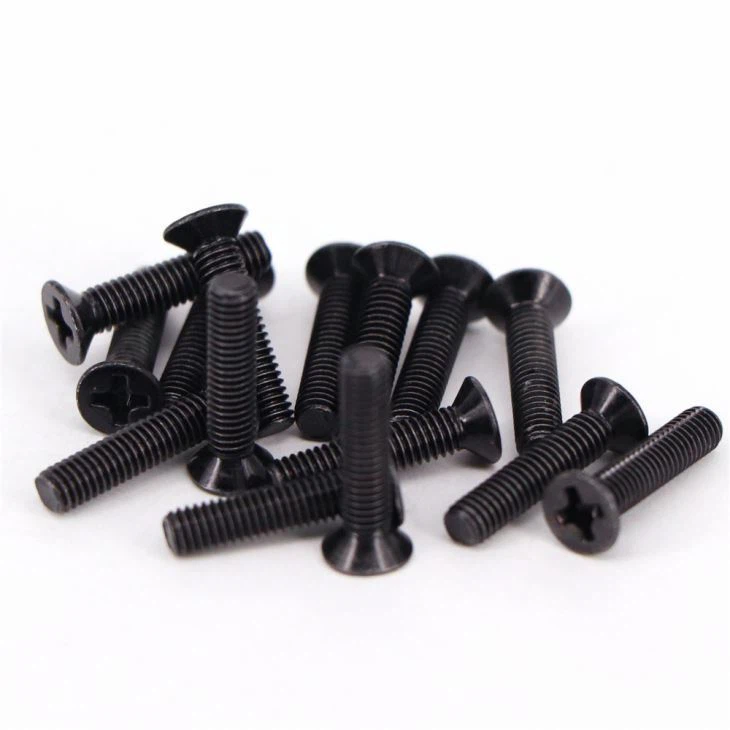 Phillips countersunk flat head machine screw