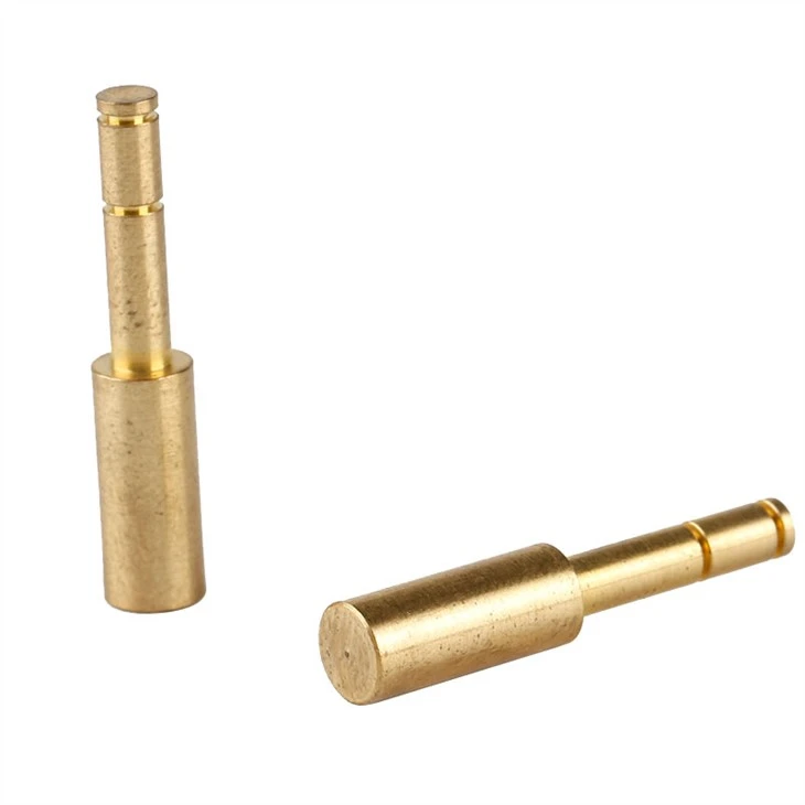 Yellow machine brass CNC turning parts