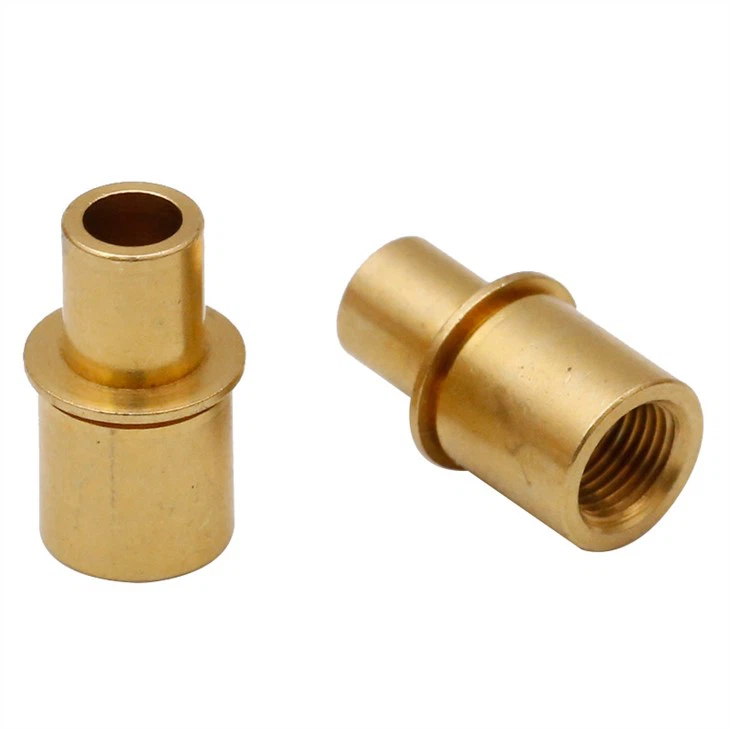 Yellow small machine CNC brass parts